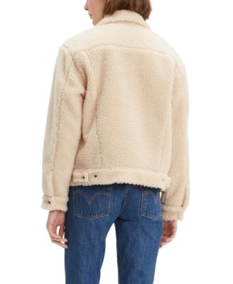 levi's fleece trucker jacket