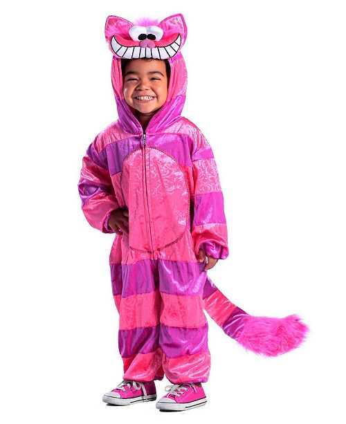 Buyseasons Big Girl S Cheshire Cat Jumpsuit Child Costume