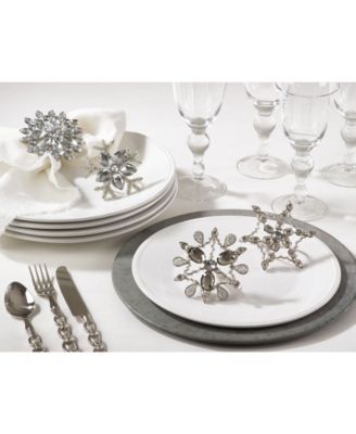 Кольцо для салфеток Saro Lifestyle Коллекция колец для салфеток Saro Lifestyle в виде снежинки набор из 4 колец для салфеток 5090₽