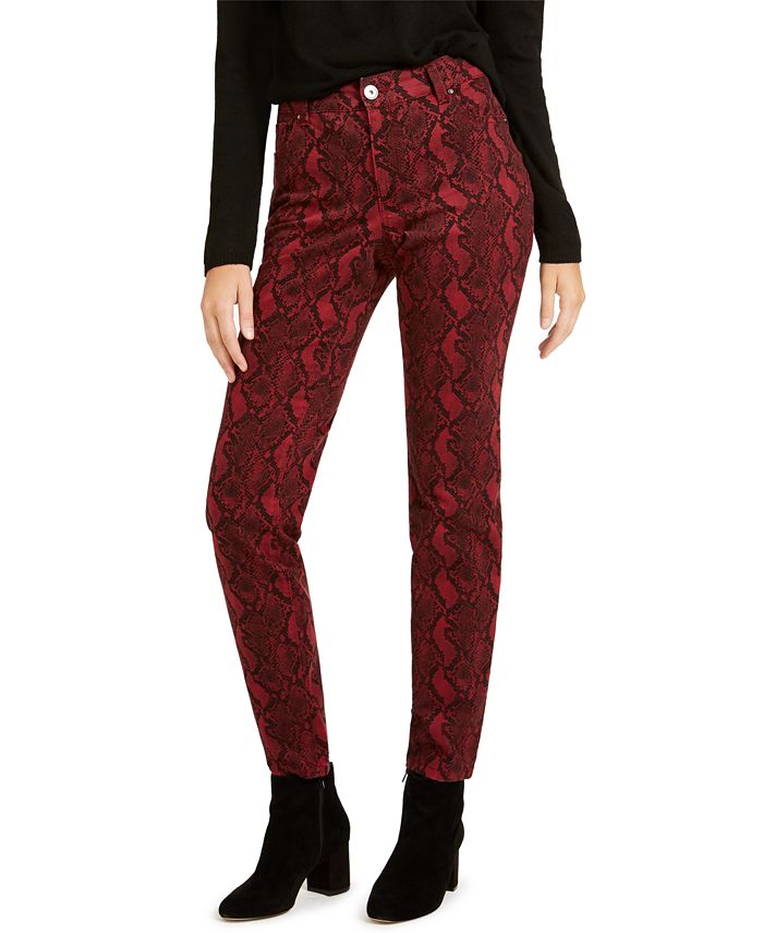 INC International Concepts INC INCEssential Snake-Print Curvy Skinny ...