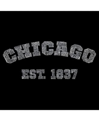 Men's Word Art T-Shirt - Chicago 1837