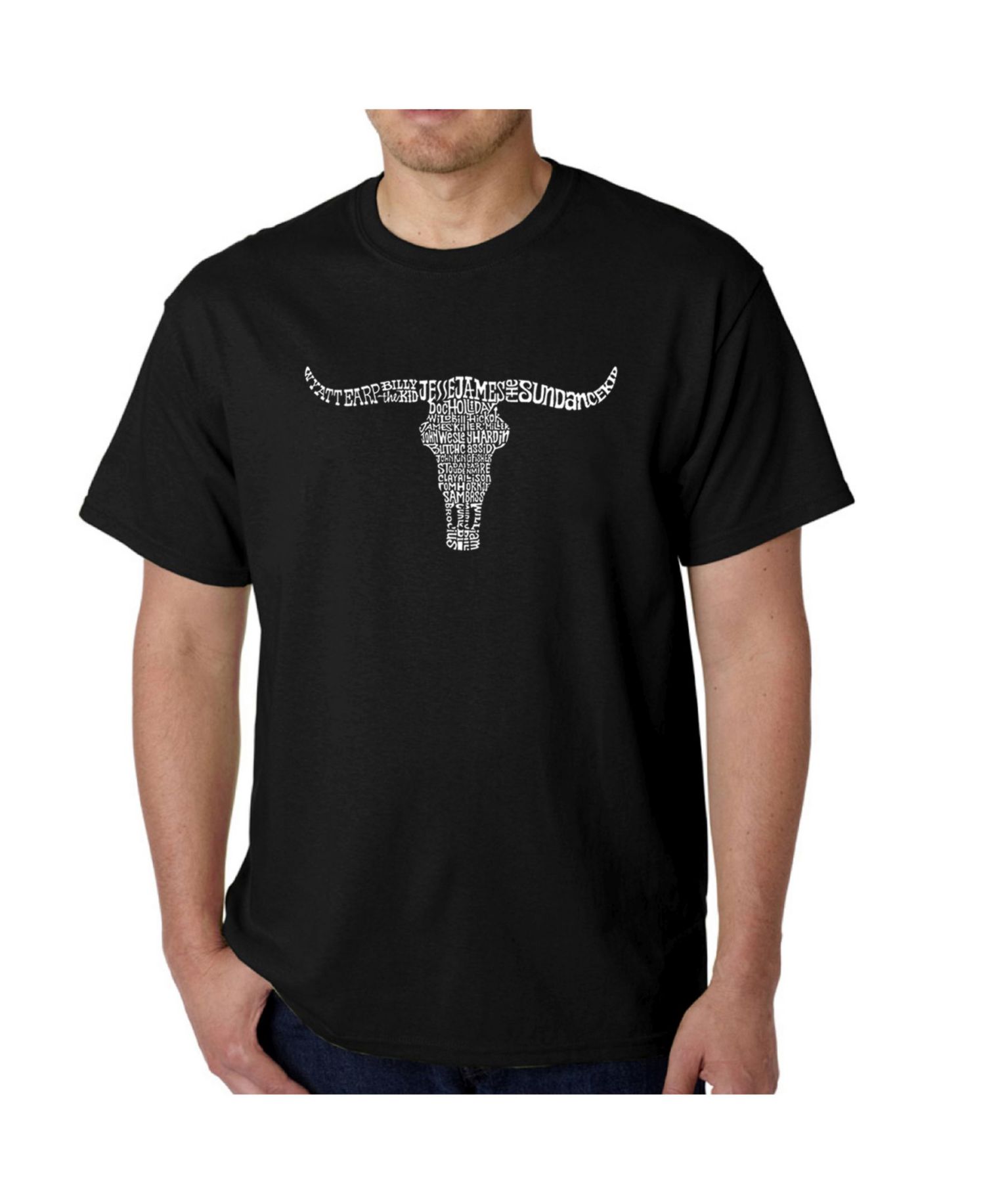 Men's Word Art T-Shirt - Outlaws
