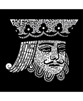 LA Pop Art Мужская футболка премиум-класса с надписью LA Pop Art - Король пик 6590₽