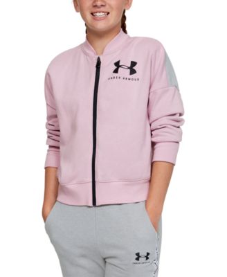 under armour girls track jacket