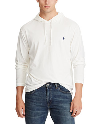 Polo Ralph Lauren Men's Big & Tall Hooded Long Sleeve T-Shirt - Macy's