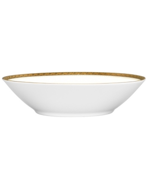 Noritake Charlotta Gold Soup In Gold White