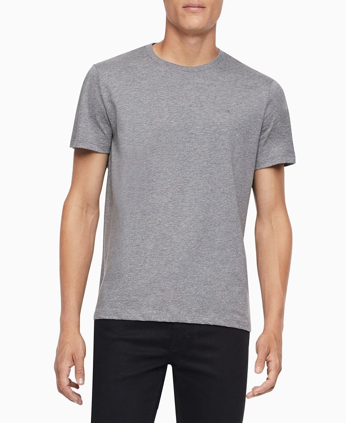 Calvin Klein Men's Liquid Touch Polo Solid with UV Protection, medium grey  heather : : Clothing, Shoes & Accessories