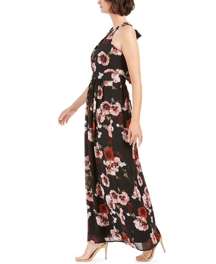 INC International Concepts INC Floral-Print Halter Maxi Dress, Created ...