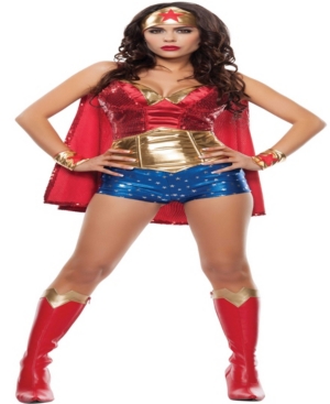 Buy Seasons Women's Wonder Lady Costume