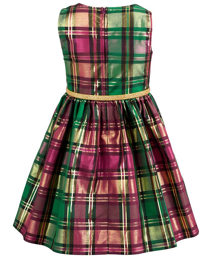Bonnie jean best sale plaid taffeta dress