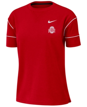 Nike Women's Ohio State Buckeyes Breathe Fashion T-Shirt