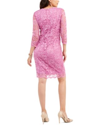macy's magenta dress