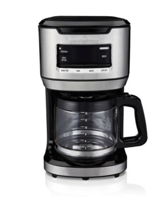 Hamilton Beach Programmable Front-Fill Coffee Maker - Macy's