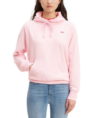 levis hoodie women's pink