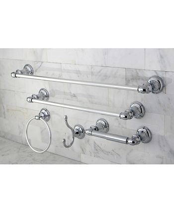 Kingston Brass - Provence 5-Pc. Bathroom Accessory Set in Polished Chrome