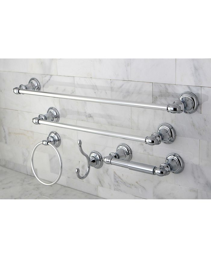 Kingston Brass Provence 5Pc. Bathroom Accessory Set in Polished Chrome
