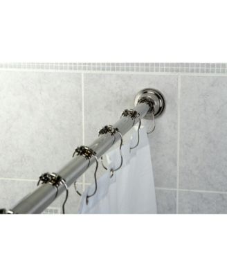  Decorative Flange 72-inch Tension Shower Rod