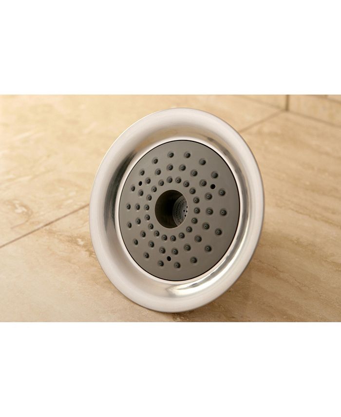 Kingston Brass 2 Function 6Inch 1.75GPM ABS Shower Head with ABS Bal