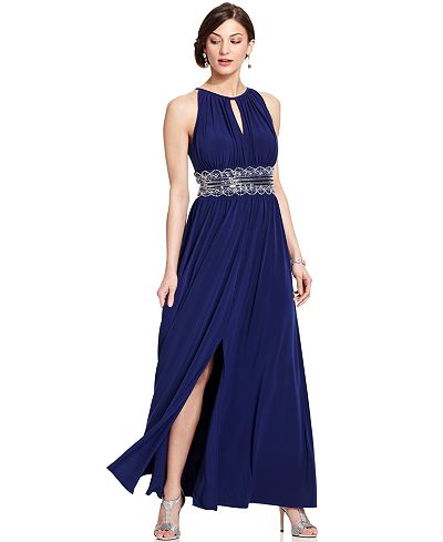 R&M Richards Beaded Gown - Dresses - Women - Macy's