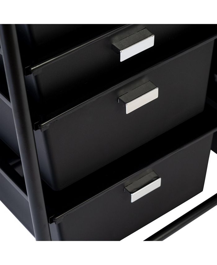 Honey Can Do 10Drawer Rolling Cart, Black Macy's