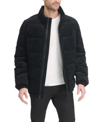 dkny velour puffer jacket