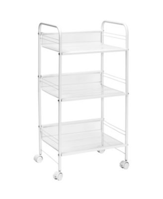 Honey Can Do - 3-Tier Mesh Cart, White