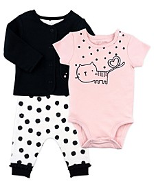 Baby Girl 3-Piece Outfit Set