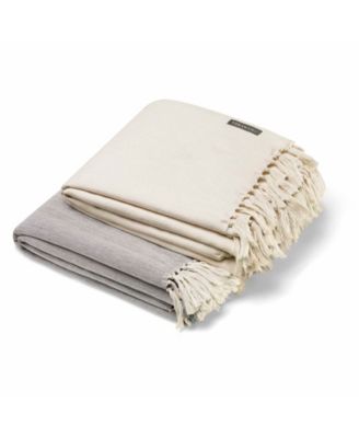 Vera Wang - Twill Fringe Lace Throw