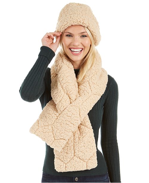 Inc International Concepts Inc Teddy Faux Fur Beanie Earmuff