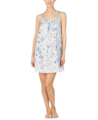 Lauren Ralph Lauren - Floral-Print Satin Nightgown