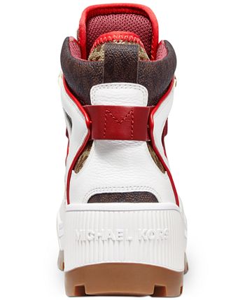 Michael michael kors brooke high top sneakers clearance