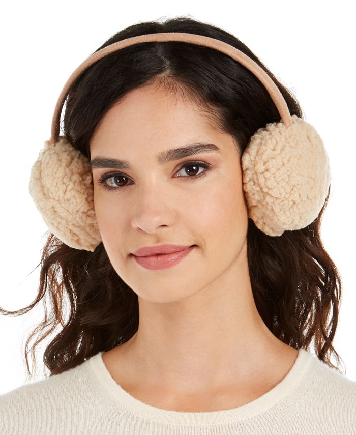 INC International Concepts INC Teddy FauxFur Earmuff, Created for Macy