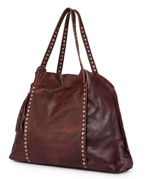 OLD TREND Birch Leather Tote Bag & Reviews - Handbags & Accessories ...