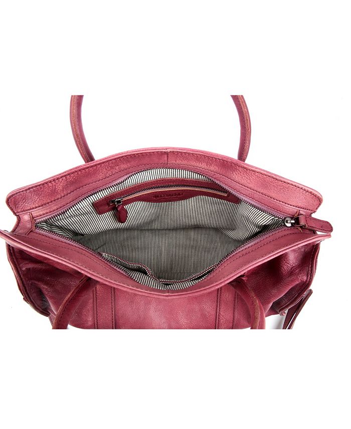 OLD TREND Santa Clara Leather Satchel Bag & Reviews - Handbags ...
