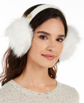 Michael Kors Faux-Fur Earmuff - Macy's