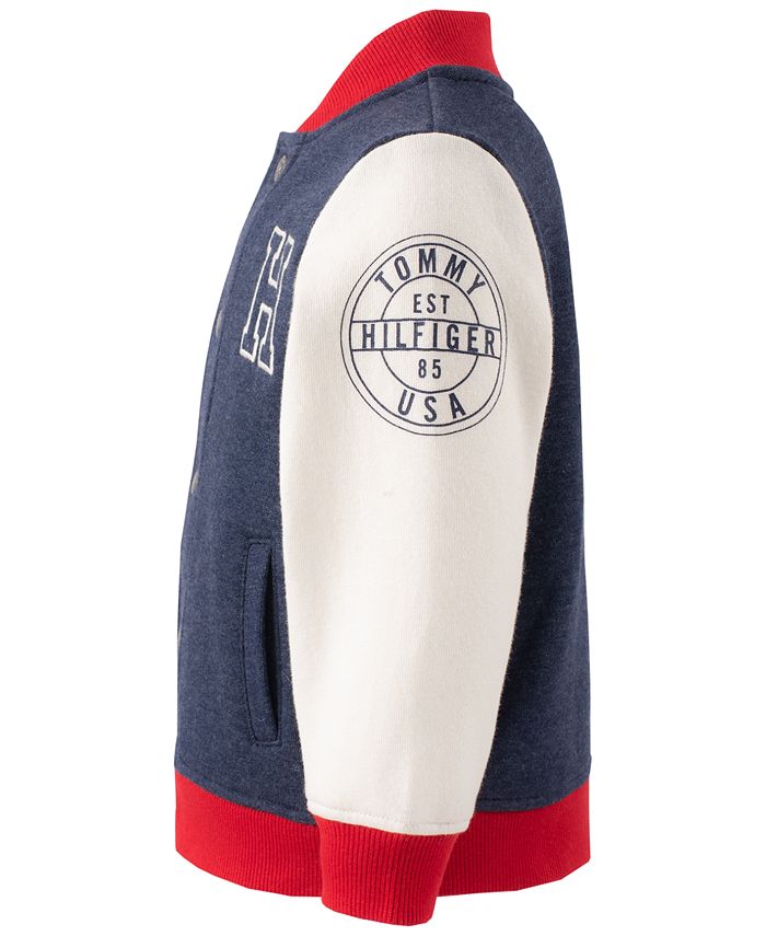 Tommy Hilfiger Baby Boys 3-Pc. Fleece Jacket, T-Shirt & Pants Set - Macy's