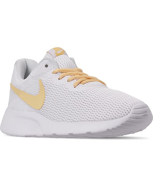Nike Women S Tanjun Casual Sneakers From Finish Line Reviews