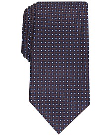 Men's Grid Silk Tie, Created for Macy's