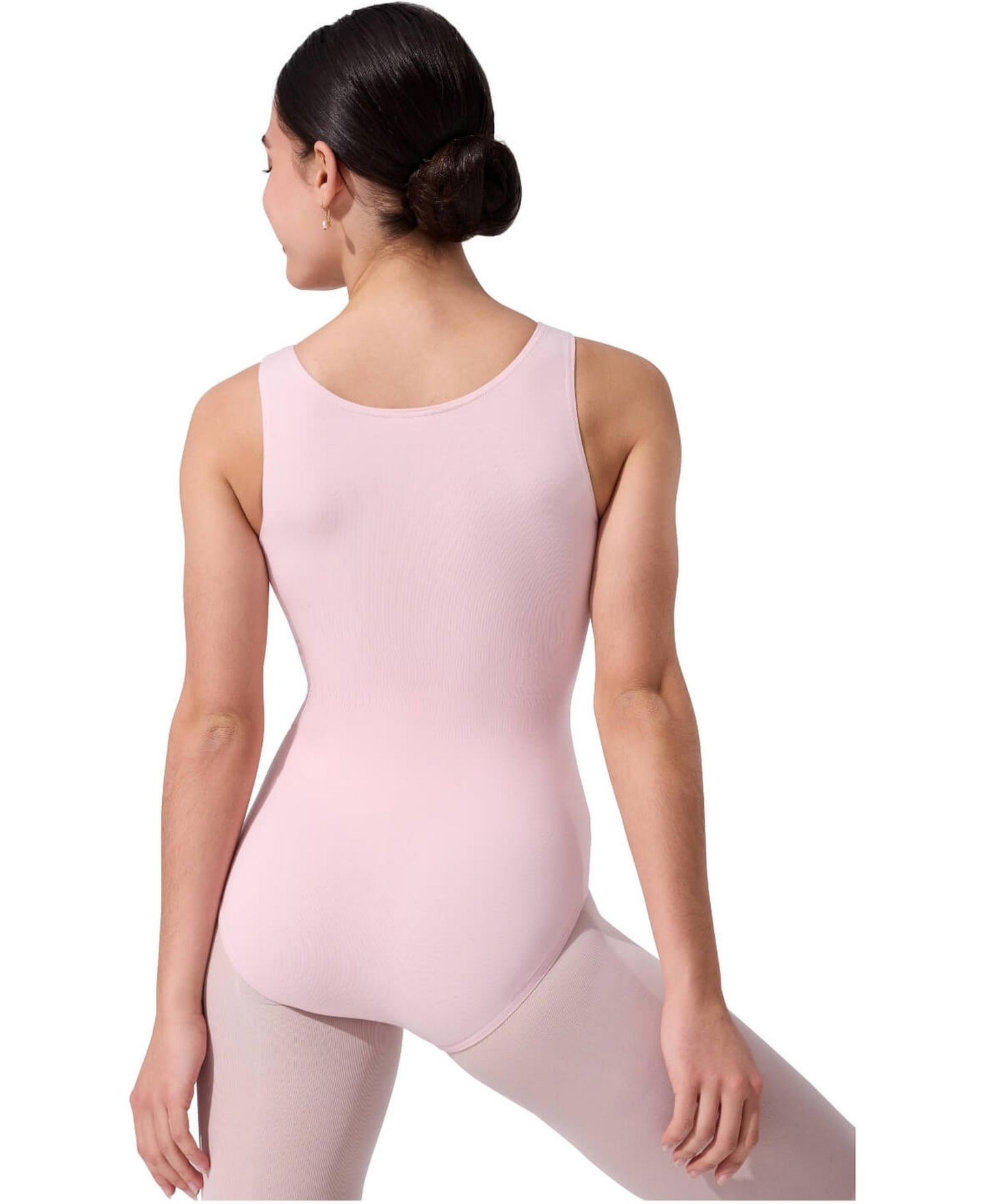 Женский топ Capezio High-Neck Tank Leotard, цвет: Розовый — фото 2