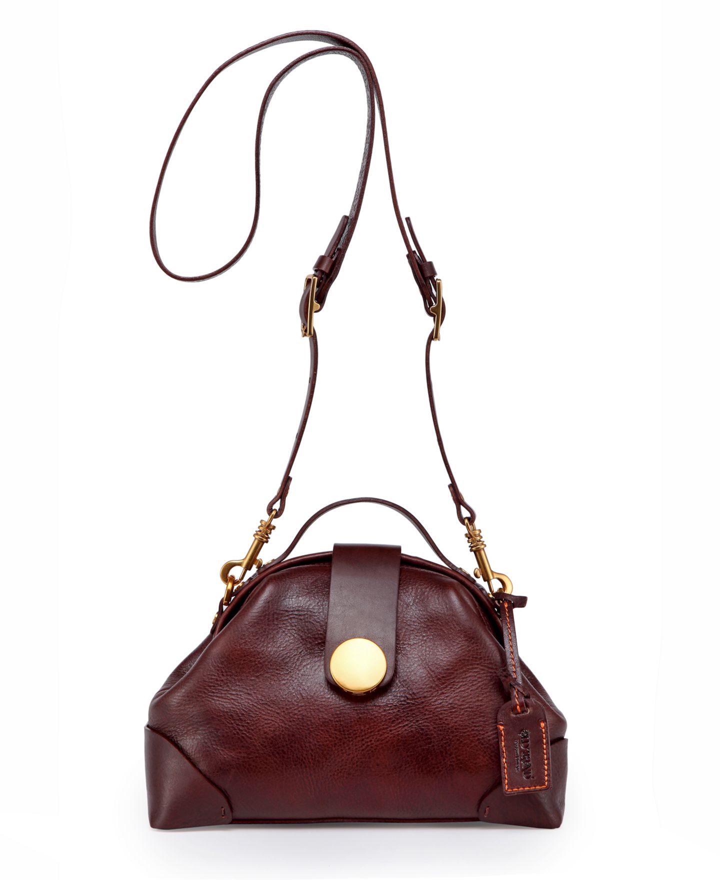 Женская сумка OLD TREND Gypsy Soul Small Leather Crossbody, цвет: Коричневый — фото 11