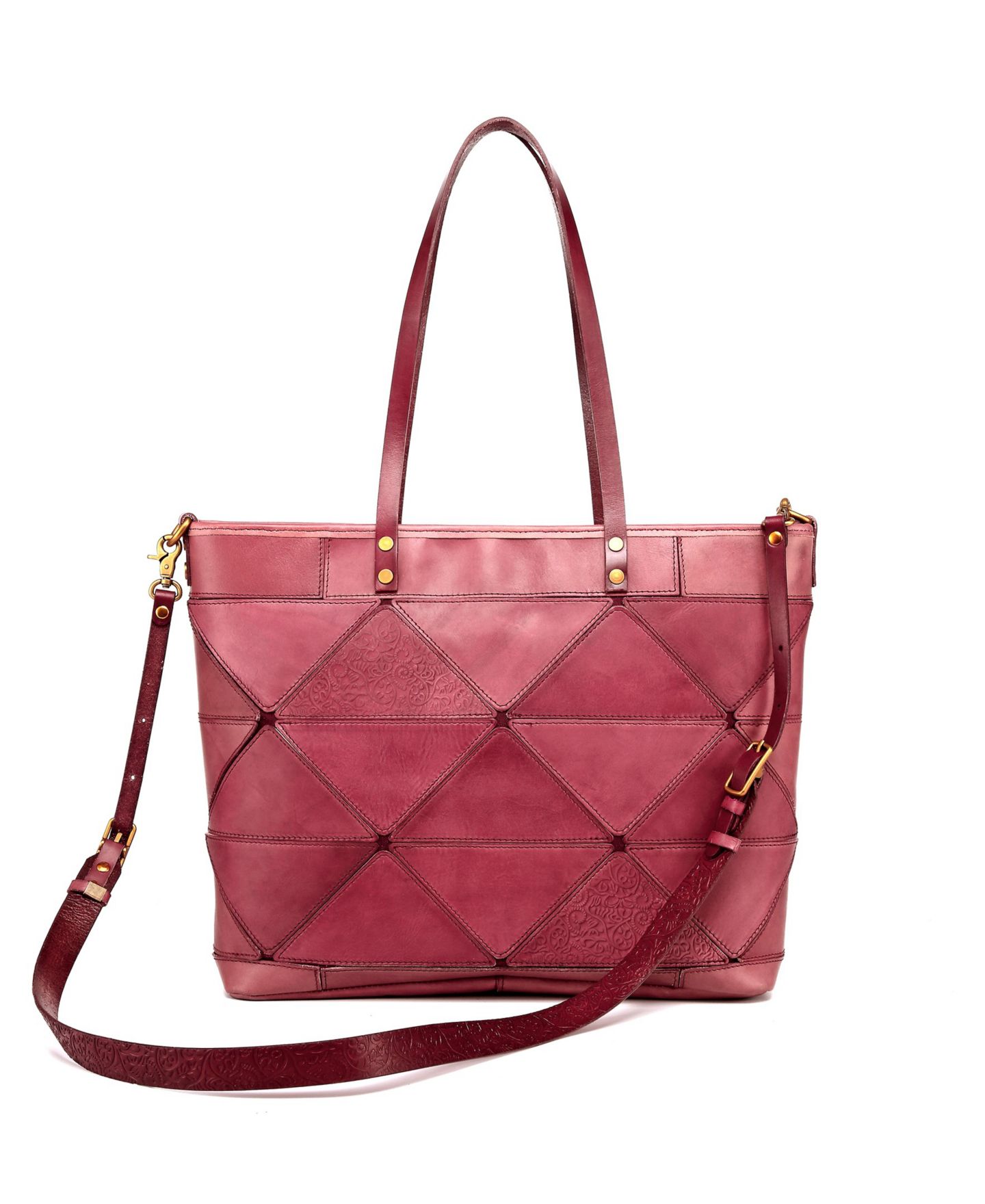 Женская сумка OLD TREND Genuine Leather Prism, цвет: Сиреневый — фото 9