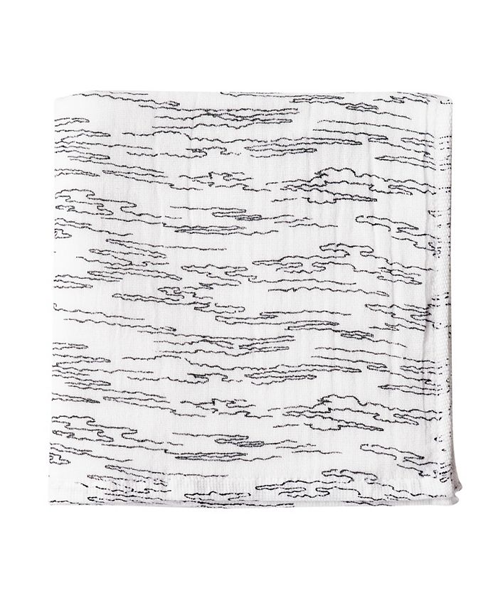 Uchino - Cloud Print 100% Cotton Washcloth