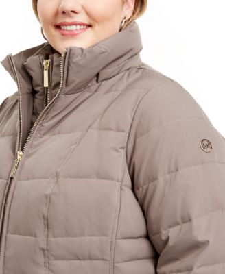 macys michael kors coats plus size