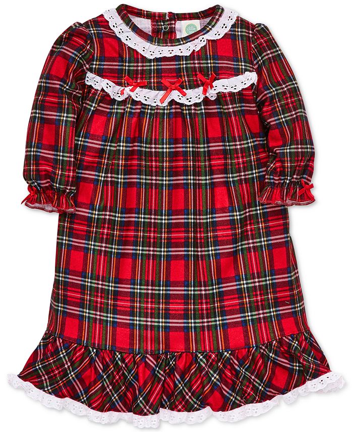 Little Me Baby Girls Plaid Nightgown Macy s