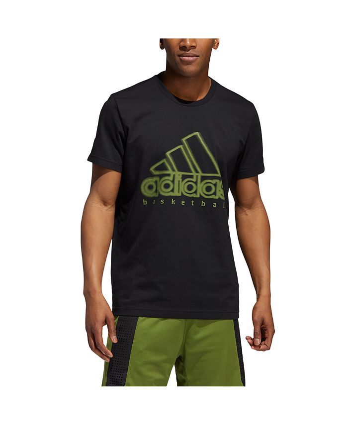 adidas Men's Q4 Wanted Logo T-Shirt - Macy's