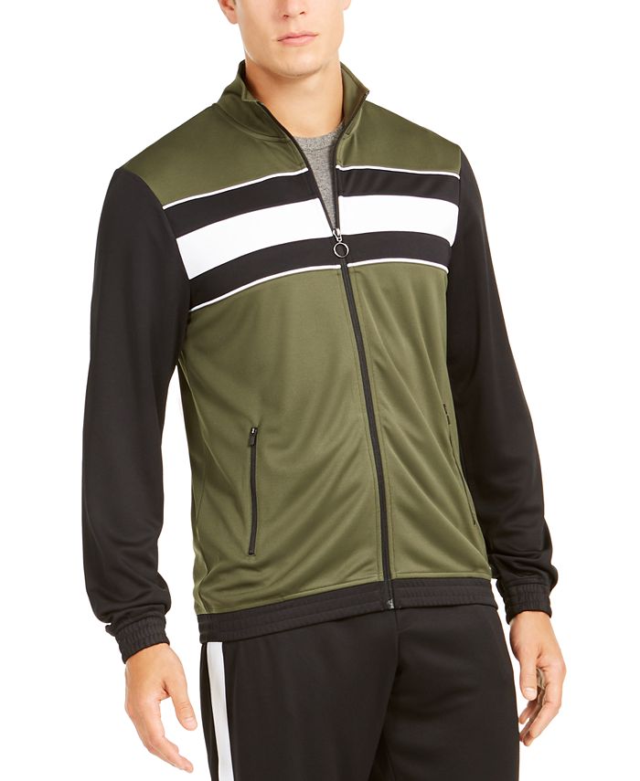 Ideology Men's Colorblocked Track Jacket, Created for Macy's & Reviews ...