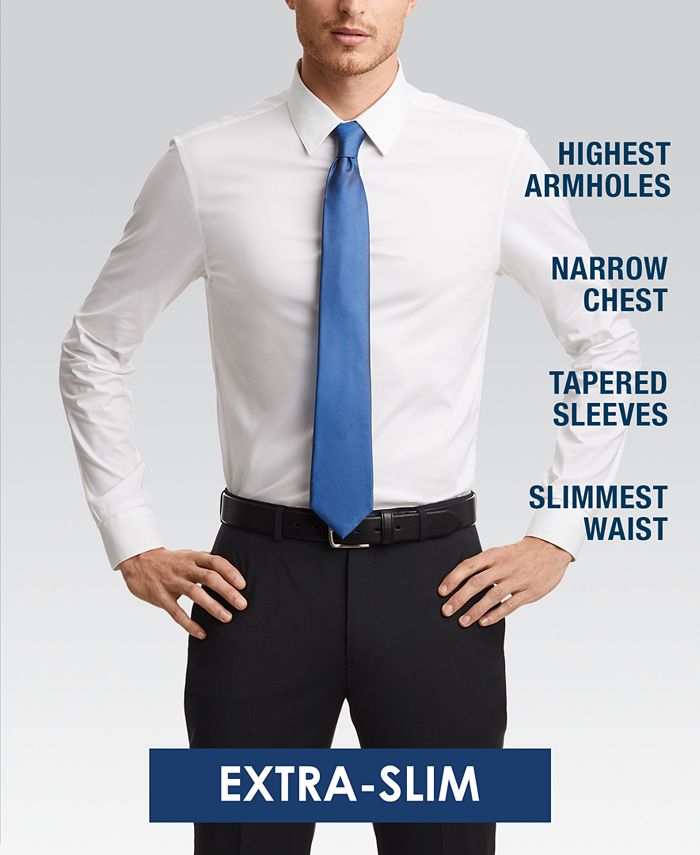 Sociale wetenschappen begrijpen Lang Calvin Klein Calvin Klein Men's STEEL Extra-Slim Fit Non-Iron Performance  Herringbone Dress Shirt & Reviews - Dress Shirts - Men - Macy's