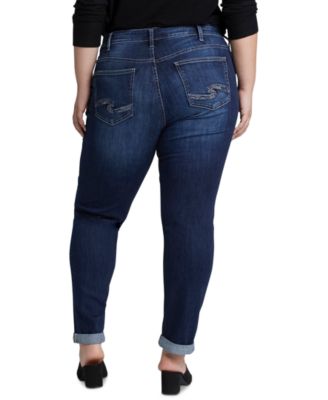 silver plus size jeans