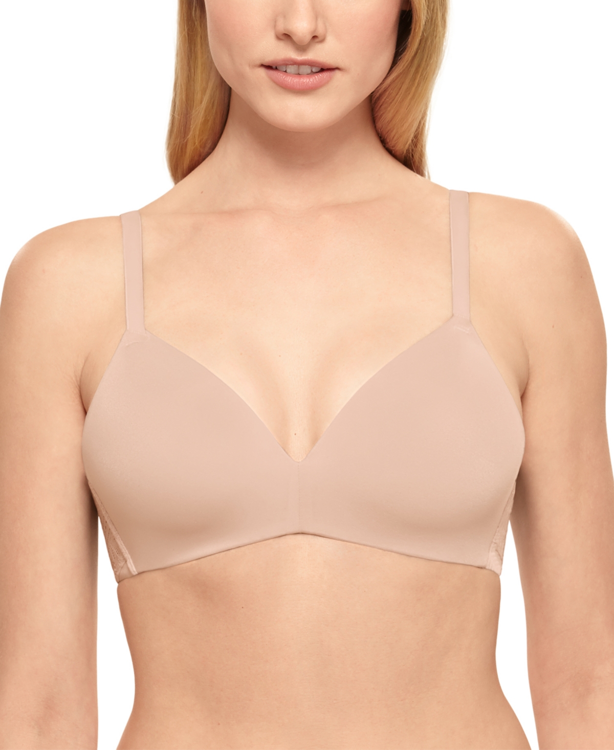 by Wacoal Women's Future Foundation With Lace Wirefree Bra 952253 - Rose Smoke