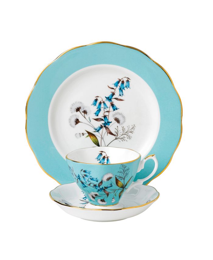 Royal Albert 100 Years 1950 3 Piece Set Teacup Saucer Plate